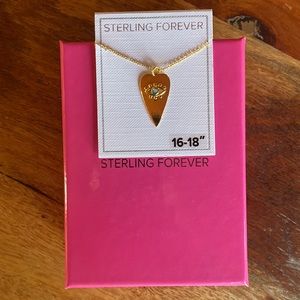 NWT Sterling Forever Evil Eye Necklace